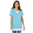 thumbnail image 1 of Woman Within Plus Size Layered-Look Tunic, 1 of 6