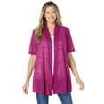 thumbnail image 1 of Woman Within Plus Size Lightweight Open Front Cardigan Sweater, 1 of 3