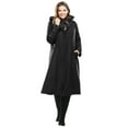 thumbnail image 1 of Woman Within Plus Size Long A-Line Raincoat, 1 of 6