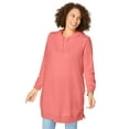 thumbnail image 1 of Woman Within Plus Size Longer-Length Hoodie Sweatshirt., 1 of 6