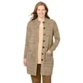 thumbnail image 1 of Woman Within Plus Size Marled Jacket Duster Sweater, 1 of 6