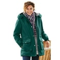 thumbnail image 1 of Woman Within Plus Size Microfiber Parka, 1 of 6