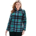 thumbnail image 1 of Woman Within Plus Size Microfleece Quarter-Zip Pullover, 1 of 6