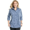 thumbnail image 1 of Woman Within Plus Size Microfleece Quarter-Zip Pullover, 1 of 6