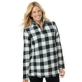 thumbnail image 1 of Woman Within Plus Size Microfleece Quarter-Zip Pullover, 1 of 6