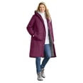 thumbnail image 1 of Woman Within Plus Size Longer Length Microfiber Parka, 1 of 3