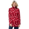 thumbnail image 1 of Woman Within Plus Size Mockneck Long-Sleeve Tunic, 1 of 2