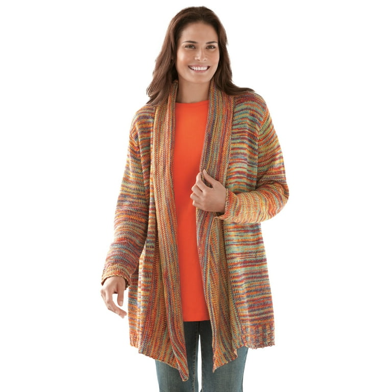 Women's marled cardigan cheap