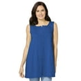 thumbnail image 1 of Woman Within Plus Size Notch Swing Tunic, 1 of 2