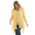 thumbnail image 1 of Woman Within Plus Size Open Front Pointelle Cardigan Sweater, 1 of 6