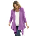 thumbnail image 1 of Woman Within Plus Size Open Front Pointelle Cardigan Sweater, 1 of 6