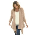 thumbnail image 1 of Woman Within Plus Size Open Front Pointelle Cardigan Sweater, 1 of 6
