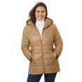 thumbnail image 1 of Woman Within Plus Size Packable Puffer Jacket, 1 of 6