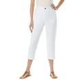 thumbnail image 1 of Woman Within Plus Size Perfect 5-Pocket Back-Elastic Denim Capri, 1 of 3