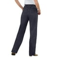 thumbnail image 1 of Woman Within Plus Size Perfect All-Cotton Back-Elastic Denim Jeans, 1 of 6