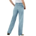 thumbnail image 1 of Woman Within Plus Size Perfect All-Cotton Back-Elastic Denim Jeans, 1 of 5