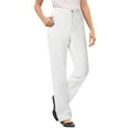 thumbnail image 1 of Woman Within Plus Size Perfect All-Cotton Back-Elastic Denim Jeans, 1 of 6