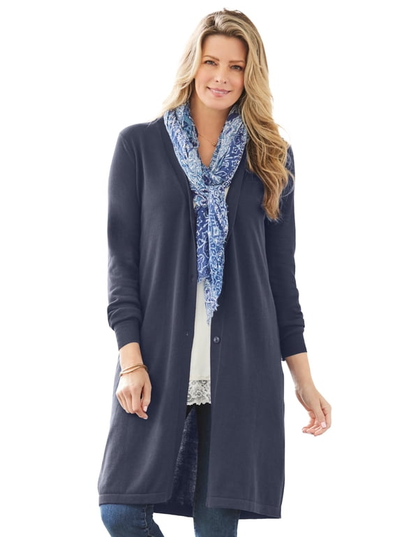 Plus Size Perfect Cotton Duster Sweater