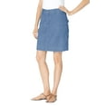 thumbnail image 1 of Woman Within Plus Size Perfect Denim Skort, 1 of 4