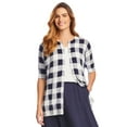 thumbnail image 1 of Woman Within Women's Plus Size Perfect Elbow-Length Sleeve Cardigan, 1 of 6