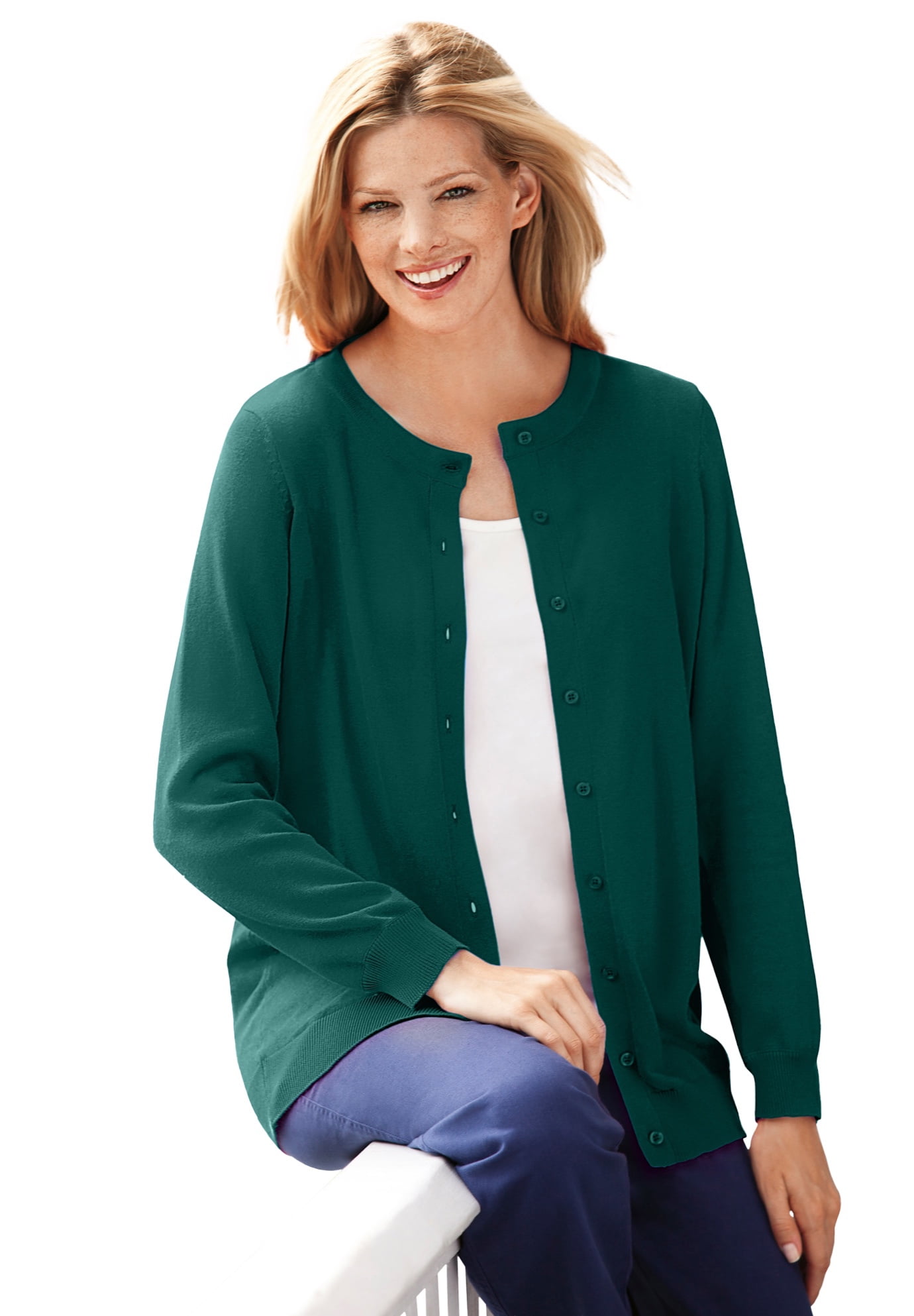Woman within cardigan sale