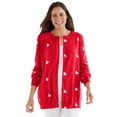 thumbnail image 1 of Woman Within Plus Size Perfect Long-Sleeve Cardigan Sweater, 1 of 4