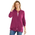 thumbnail image 1 of Woman Within Plus Size Perfect Long-Sleeve Cardigan Sweater, 1 of 6