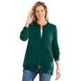 thumbnail image 1 of Woman Within Plus Size Perfect Long-Sleeve Cardigan Sweater, 1 of 6