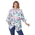 thumbnail image 1 of Woman Within Plus Size Perfect Long Sleeve Shirt, 1 of 3