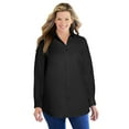 thumbnail image 1 of Woman Within Plus Size Perfect Long Sleeve Shirt, 1 of 6
