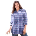 thumbnail image 1 of Woman Within Women's Plus Size Perfect Long Sleeve Shirt, 1 of 6