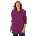 thumbnail image 1 of Woman Within Plus Size Perfect Long Sleeve Shirt, 1 of 6