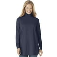 thumbnail image 1 of Woman Within Plus Size Perfect Long-Sleeve Turtleneck Tee (Petite Available), 1 of 6