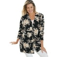 thumbnail image 1 of Woman Within Plus Size Perfect Longer-Length Cotton Cardigan, 1 of 5