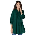 thumbnail image 1 of Woman Within Plus Size Perfect Pintuck Tunic, 1 of 6