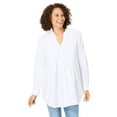 thumbnail image 1 of Woman Within Plus Size Perfect Pintuck Tunic, 1 of 6