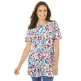 thumbnail image 1 of Woman Within Plus Size Perfect Printed Crewneck Tunic, 1 of 6