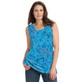 thumbnail image 1 of Woman Within Plus Size Perfect Printed Scoopneck Tank, 1 of 6