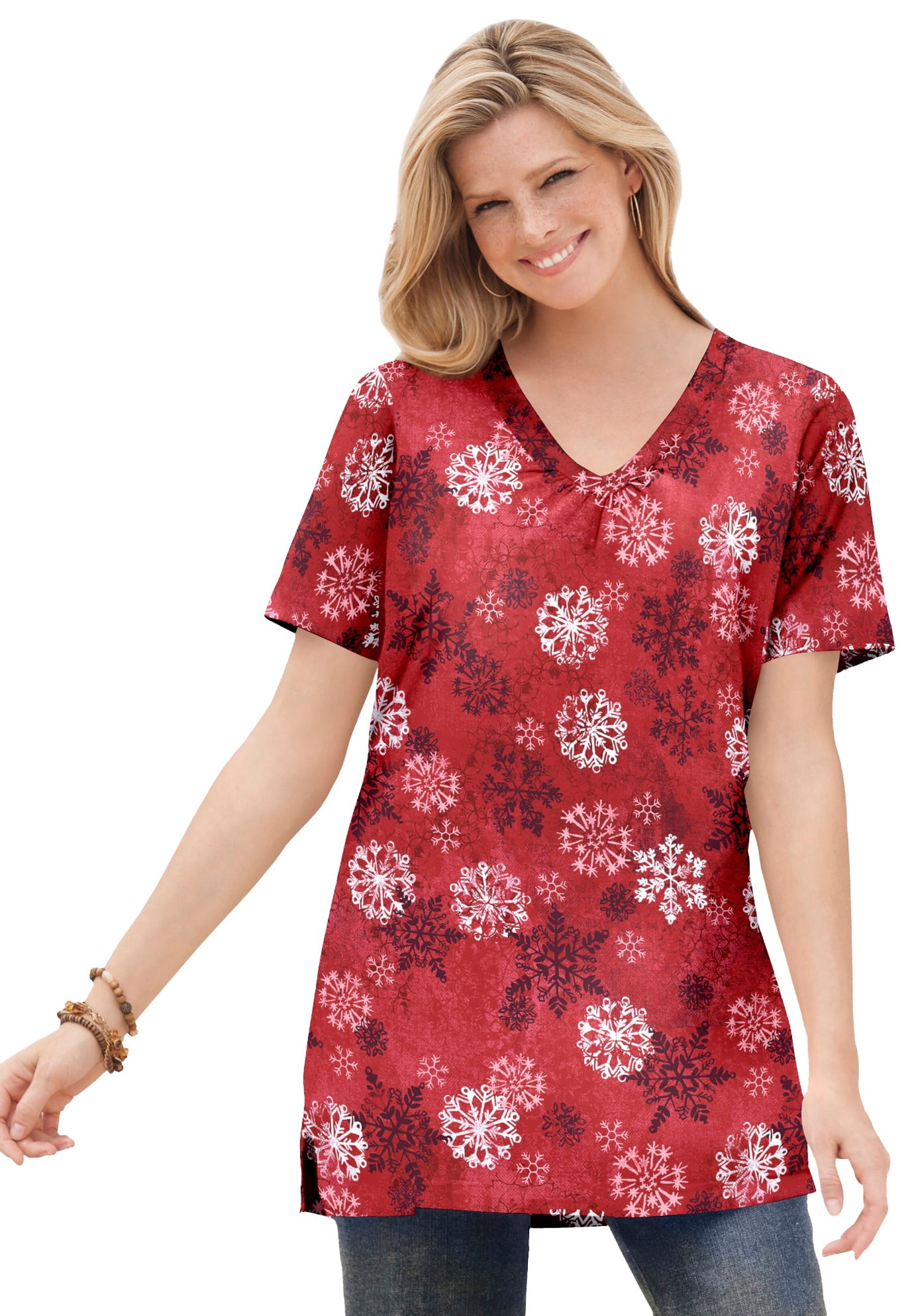 Ladies Short Sleeve Tunic - The Stitching Zone Galway