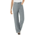 thumbnail image 1 of Woman Within Plus Size Perfect Relaxed All-Cotton Denim Five-Pocket Jeans, 1 of 5