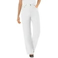 thumbnail image 1 of Woman Within Plus Size Perfect Relaxed All-Cotton Denim Five-Pocket Jeans, 1 of 5