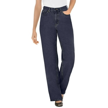 Woman Within Plus Size Perfect Relaxed Cotton Denim Jean