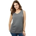 thumbnail image 1 of Woman Within Plus Size Perfect Scoopneck Tank (Petite Available), 1 of 6