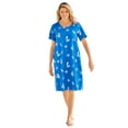 thumbnail image 1 of Woman Within Plus Size Perfect Short-Sleeve Crewneck Tee Dress, 1 of 6