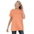 thumbnail image 1 of Woman Within Plus Size Perfect Short-Sleeve Crewneck Tee, 1 of 5