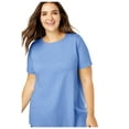 thumbnail image 1 of Woman Within Plus Size Perfect Short-Sleeve Crewneck Tee (Petite Available), 1 of 6