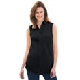 thumbnail image 1 of Woman Within Plus Size Perfect Sleeveless Shirt, 1 of 4