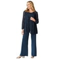 thumbnail image 1 of Woman Within Plus Size 3-Piece Lace Jacket/Tank/Pant Set, 1 of 3