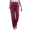 thumbnail image 1 of Woman Within Plus Size Petite 7-Day Corduroy Straight-Leg Pant, 1 of 2