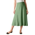 thumbnail image 1 of Woman Within Plus Size Petite 7-Day Knit A-Line Skirt, 1 of 5